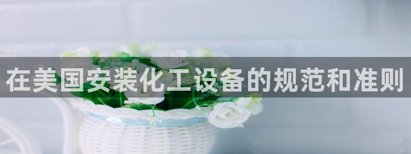 新宝gg官网登录找代理：在美国安装化工设备的规范和