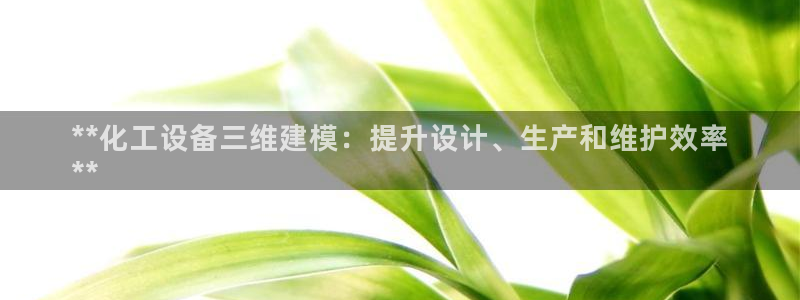 新宝gg怎么登录不了了：**化工设备三维建模：提升