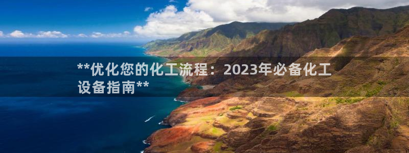 新宝gg一创造奇迹登：**优化您的化工流程：202